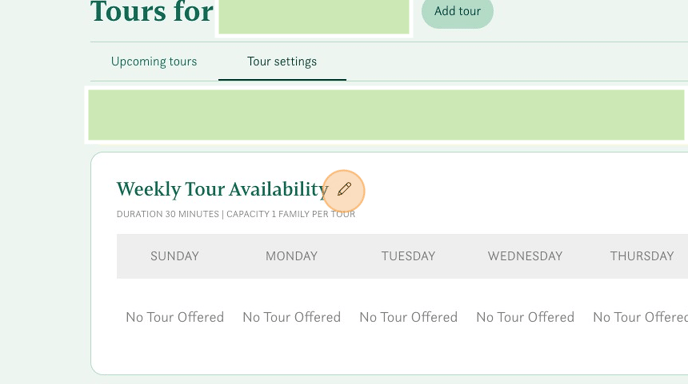 How to Set Tour Availability and Unavailability - Step 4