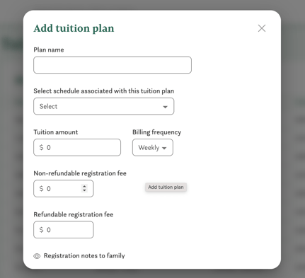 Adding new tuitions to Kinside